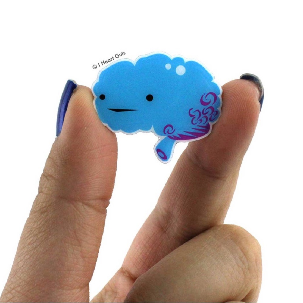 Brain Lapel Pin - All You Need Is Lobe